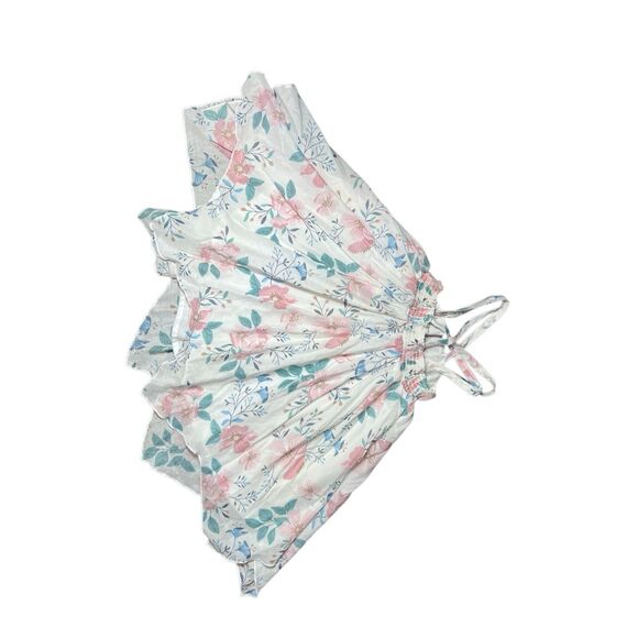 Rachel Zoe Garden Dress 2T Handkerchief Hem Floral Print Sleeveless Party Vacay - Picture 8 of 11